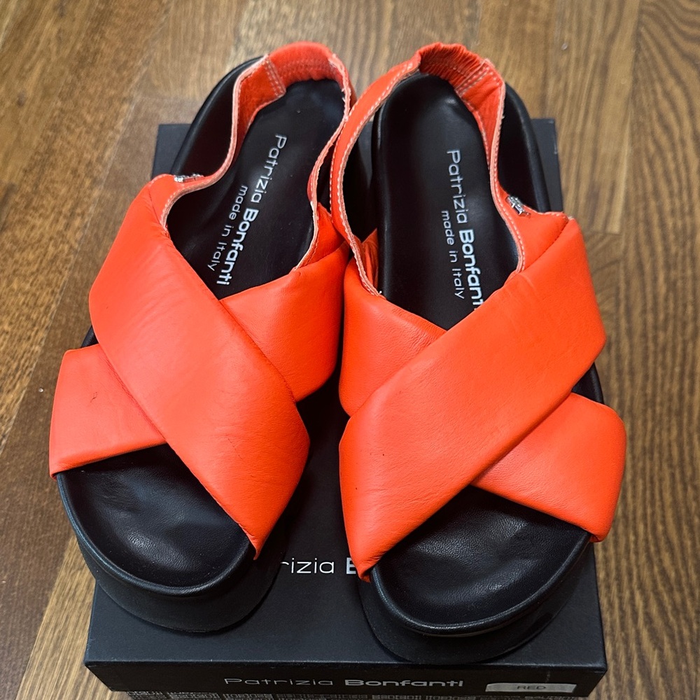 Vibrant Red Sandals